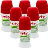 Byly Deodorante Unisex Fresh Nature Roll-On 50 ml - Tè Verde Biologico, Micro Particelle Attive, Protezione 48H, Delicato sulla Pelle (Fresh Nature 6 Unità)