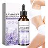 Generisch Olio di lavanda, 100 ml, olio profumato naturale idratante con lavanda, lozione per il corpo per donne, pelle secca, gravidanza, cura quotidiana, compagno di viaggio