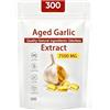 Generico Estratto Di Aglio Invecchiato 7500 Mg Inodore (300), Estratto Di Aglio Nero Naturale,1Pcs