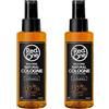 Redone Aftershave Natural Barber Spray Cologne - Vulcanico 2 x 150 ml | Profumo di lunga durata | Prodotto di cura Premium | 2 pezzi
