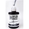 Beauty Space nails - Base semipermanente con rinforzo. Smalto rinforzante unghie modellante, con Vitamina e fibre di NYLON. Flessibile e resistente oltre 4 settimane (WHITE MILK)