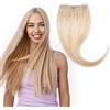 SO.CAP. ORIGINAL SOHAIR EXTENSION CON CLIPS CAPELLI VERI REMY'S HAIR NATURALI 55/60CM BY SOCAP 17,5g (6-CASTANO CHIARO)