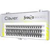 Clavier Ciglia artificiali in ciuffi BeDu2o Double Volume, ciglia in un ciuffo, diverse lunghezze da 8 a 14 mm, ultra volume, per un look perfetto (MIX 8/10/12)