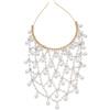 Joygoodta Copricapo di perle, catena con strass Art Déco Accessorio per capelli stile flapper anni '20 ruggenti per donne, feste, matrimoni vintage (dorato)