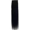 LxF SINCE 1957 Extension SuperSlim, fascia 100% capelli veri indiani Remy di altissima qualità. Larghezza 12 cm - Lunghezza capello 24 inch - Peso 20 gr, (#1 Nero)