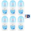 Felce Azzurra 6x BREEZE Freschezza Talcata Deodorante Roll On 50ml + 1 Confezione di Talco Felce Azzurra in omaggio, Busta da 100g