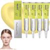 JIAOY Crema rassodante per gli occhi con retinolo contro rughe e linee sottili, retinal Shot rassodante, idrata e tonifica, crema anti-invecchiamento sotto gli occhi contro le occhiaie (4 pezzi)