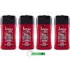 Beni Culinari 4 gel doccia Intesa Pour Homme Ginseng - shampoo gel doccia, tonificante e idratante, 250 ml + portachiavi Beni Culinari 0