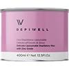 DEPIWELL KIT DEPILAZIONE 3 PZ CERA VASO DEPILATORIA 400ml | OSSIDO DI ZINCO
