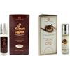 Generico French Coffee & Choco Musk Concentrated Perfume Oil Roll-On Combo Pack of 2 (6ml Each) | Long Lasting Alcohol-Free Attar for Men & Women
