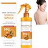 blmcoos Spray alla curcuma di acido kojico per la cura della cheratina, spray istantaneo per peeling dei piedi, scrub corpo alla niacinamide curcuma, rimozione della pelle morta del corpo, spray idratanti