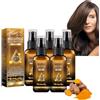 Orgrul Olio per la crescita dei capelli alla biotina, siero nutriente per la crescita dei capelli, prevenzione della caduta dei capelli, senza profumo, 5 pezzi, 6 ml (confezione da 5), unisex