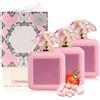 Junjie Pink Blush Perfume, Sweet Strawberry Perfume, Marshmallow Blush Perfume, Eau De Parfum, Fragrance a lunga durata, tonalità calda e morbida (3 pezzi)