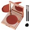 Generico Colored Clay CC Undereye Corrector & Hydrating Concealer with Brush, Color Correcting Cream for Dark Circles, Under Eye Brightener, Lightweight Formula for All Skin Types (Red)