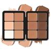 Générique Tavolozza Correttore Crema 12 Colori, Palette Blush, Crema Opaca Naturale, Palette Trucco Viso, Trucco Durevole, Pelle Perfetta (Serie Dark Color)