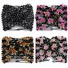 Umibow 4 pettini magici e facili da usare, elastici, doppi, per chignon, con perline, accessori per capelli per donne e ragazze
