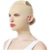 Agatige Cinghia Sollevamento Facciale Completa Linea V, Maschera Dimagrante Facciale Riutilizzabile Guancia Mento Cintura Dimagrante Cinturino Massaggio Shaper Bendaggio Sollevamento Per Le Don(L)