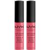 NYX Professional Makeup Soft Matte Lip Cream Tinta Labbra Tonalità Montreal Lunga Durata Finish Matte Cremoso Leggero Colore Extra Pigmentato - 2 Rossetti da 8ml