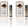 Generico Choco Musk Concentrated Perfume Oil for Men & Women (Pack of 2 - 6ml Each) | Alcohol-Free Roll-On Attar | Sweet Chocolate & Musk Blend