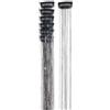 Wambere 6 extension per capelli colorati da 50 cm, clip da donna, senza cuciture, accessorio per capelli da donna, accessorio per capelli, colore nero