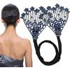 Generic Creatore di per capelli - Abile creatore di per capelli, elegante francese con strass | per fermacapelli a sfera per feste, cene, matrimoni