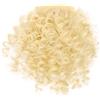 SDA287MZ Frangia Clip Capelli Veri Parrucca con frangia riccia for donne nere Frangia corta afro crespa con clip in frangia for uso quotidiano Frangetta Capelli Veri Clip(197-102)