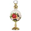 AZIDWERYQ Olio di profumo arabo 12 ml di strass di lusso Rose Dubai Profumo per donne Fragranza di olio essenziale di lunga durata