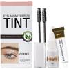 tongfeng Set di tinture per sopracciglia, portatile, naturale, per sopracciglia, semi-permanente, a lunga durata, per donne e ragazze, per uso domestico Tongfeng