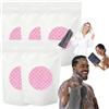 bergxperten Aquemis asciugamano esfoliante 1/3/5 Pezzi scrubber corpo lungo 100 cm doppia faccia quick dry con fibra di bambù e ioni d'argento panno doccia unisex per bagno e doccia