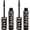 L'Oreal Paris L'Oréal Paris Mascara Volumizzante Panorama All Night Black Colore Nero Lunga Tenuta 24h Sguardo Intenso Ciglia a Ventaglio e Occhi Più Grandi Formula Extra Nera - 2 Mascara