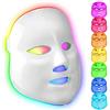 obqo Maschera viso led professionale-7 colori fototerapia della pelle Maschera per la cura della pelle del viso per la rimozione delle rughe Acne Spot Ringiovanimento