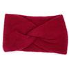 FANTASIE TERRENE Fascia per capelli, Donna, in 50% Cashmere Riciclato Certificato di alta qualità, Made in Italy. (Rosso)