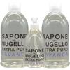 FEI FAN Sapone Extra Puro Per Mani, Viso e Corpo, Con Estratto Biologico Di Foglia Di Olivo e Olio Essenziale 1 Flacone da 500ml + Ricarica da 1000ml (1x 500ml + 2x Ricarica 1L, Lavanda)