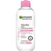 Garnier SkinActive Acqua Micellare Tutto in 1 per Pelli Sensibili Struccante Senza Risciacquo - Flacone da 400ml