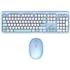 MOBILITY LAB Tastiera e mouse wireless Pure Color con tastierino numerico integrato - Blu