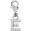 Depesche 11785-009 Charms Express Yourself-Ciondolo per collane e bracciali, Lettera E, Placcato Argento, Come Piccolo Regalo, Multicolore, Normal