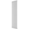 Cordivari Radiatore in Acciaio Tubolare Ardesia Bianco RAL 9010 2 Colonne H 1800 Interasse 1744 W 536 a 4 Elementi con Kit Tappi ,