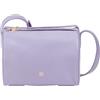 DuDu Borsa Bauletto a Tracolla da Donna in Pelle - Borsa Elegante, Piccola con Tracolla Regolabile per Ogni Occasione Lilac_orange