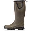 Lemigo Professionali Galosce da Uomo in Neoprene PU da Caccia Pesca Suola Antiscivolo Leggere Silenziose ed Elastiche Suola Geometrica(Verde, 44)