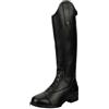SUEDWIND FOOTWEAR Suedwind© - Stivali da equitazione per bambini NOVA KIDS Fun Winter, in pelliccia di orsacchiotto, glitter - YKK©, delicati sulla pelle, traspiranti, impermeabili, Nero , 35 EU