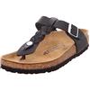 Birkenstock 1021349 Gizeh Braided black, Oiled Leather INFRADITO Donna, Black EU 36
