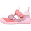 Affenzahn Sandalo Primi Passi Pelle Freely Flessibile, Traspirante, Leggero, Taglia 19-26, con Chiusure Regolabili Unicorno - Rosa