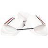 Tommy Hilfiger Ciabatta uomo mare piscina a fascia beachwear articolo XM0XM02332 slide, YBR white/bianco, 45