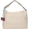 GABS BORSA CALLIOPE TG L BULL TRECCIA BL ECRU