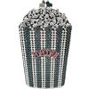 DJBM Lusso Donne Popcorn Strass Frizione Borsa Da Sera Di Cristallo Frizione Borse Frizione Diamante Frizione per Le Donne, nero