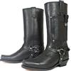 SIULAS Western Cowboy Boots - Uomo Square Toe Boots - Medieval PU Leather Low Heel Mid Tube Knights Boots per Cosplay,Grigio,45