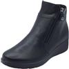 ENVAL SOFT 8761400 Nappa Soft Nero Tronchetti accollati per Donna in Pelle con Lampo Zeppa Bassa (Taglia 39)