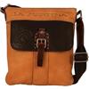 La Martina Borsello tracolla Roble Hombre Cognac borsa Uomo con rinforzi in pelle 24X28 Cm 212.007