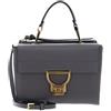 Coccinelle Pelle borsa a tracolla borsa da sera Arlettis Handbag Grainy Leather Grafite grigio