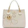 Braccialini Beth Patch Borsa Donna con Cuori in Rilievo